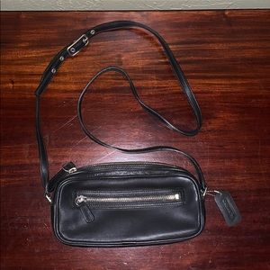 Small black Coach purse